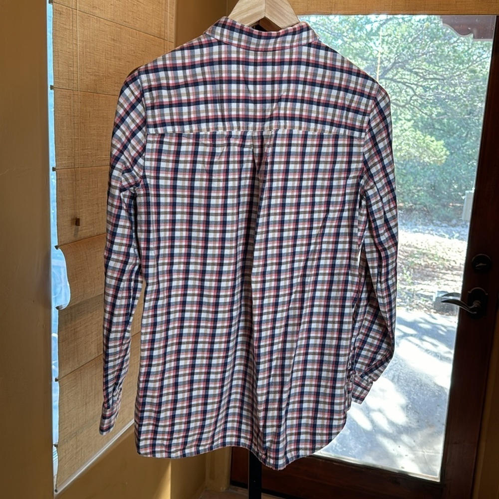 Madewell Flannel Button-Up Plaid Shirt Size Medium - Picture 9 of 9